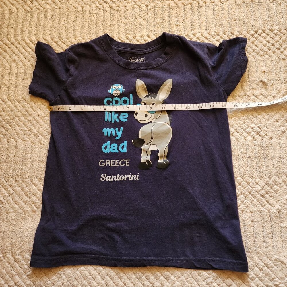 Kids Santorini Greece Tee – “Cool Like My Dad” – Size 9/10 - Picture 11 of 15